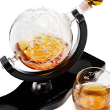 Middle Earth Decanter Set with Gold Ring 