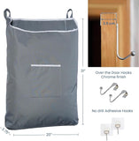 Door Hanging Laundry Bag - Grey - XL
