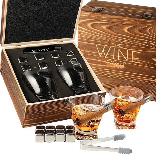 The Wine Savant Luxurious Cigar Glasses - Set of 2