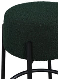 Avalon Contemporary Counter Stool with Matte Black Iron Frame – Stylish Addition for Modern Homes