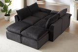 DERVAL 101" 6-Seater Sofa