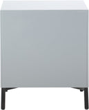 Glitz Glamorous Contemporary Side Table with Starburst Design and Matte Black Hardware Accent