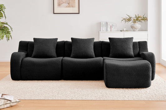 ROMA 115.3" 3-Seater Sofa with 1 Ottoman