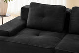 CORDELIA 117" 3-Seater Sofa with 2 Ottomans