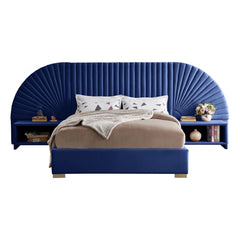 Cleo Velvet King Bed