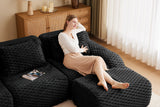 LAURENT 146" 4-Seater Sofa with 1 Ottoman