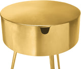 Bali Iron Contemporary Nightstand – Stylish Minimalist Table with Storage Drawer for Any Room