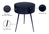Bali Iron Contemporary Nightstand – Stylish Minimalist Table with Storage Drawer for Any Room