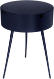 Bali Iron Contemporary Nightstand – Stylish Minimalist Table with Storage Drawer for Any Room