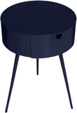 Bali Iron Contemporary Nightstand – Stylish Minimalist Table with Storage Drawer for Any Room