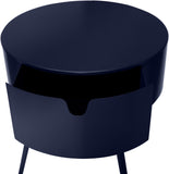 Bali Iron Contemporary Nightstand – Stylish Minimalist Table with Storage Drawer for Any Room