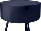 Bali Iron Contemporary Nightstand – Stylish Minimalist Table with Storage Drawer for Any Room