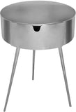 Bali Iron Contemporary Nightstand – Stylish Minimalist Table with Storage Drawer for Any Room