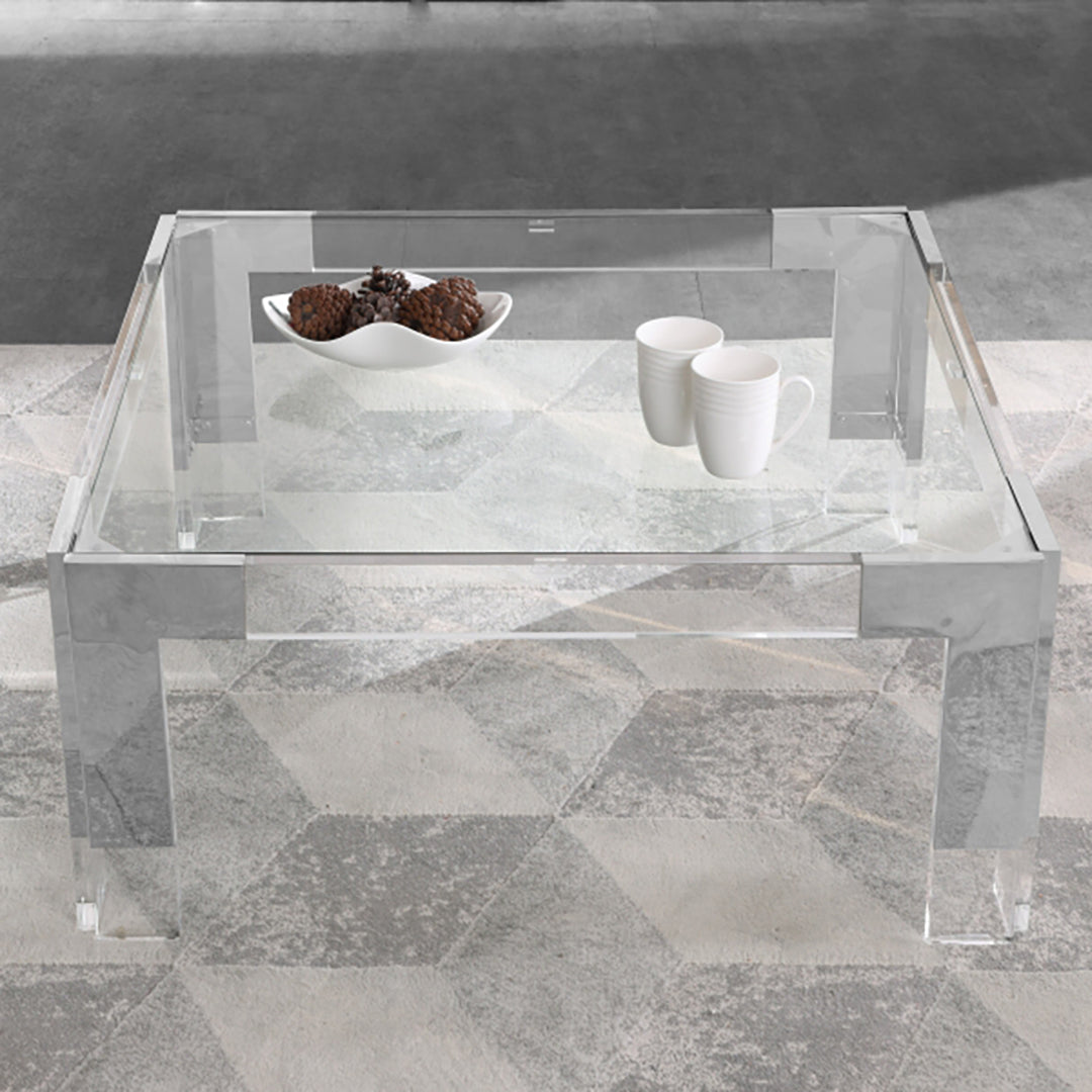 Casper Square Coffee Table - White