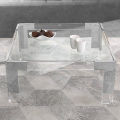 Casper Square Coffee Table - White