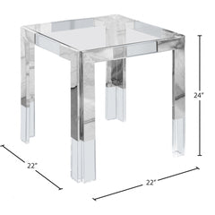 Casper End Table - White