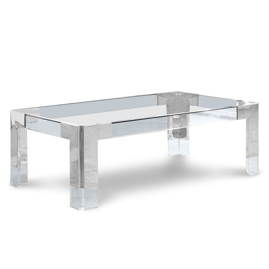 Casper Rectangular Coffee Table - White