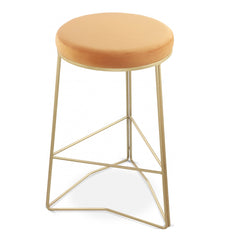 Tres Velvet Counter Stool