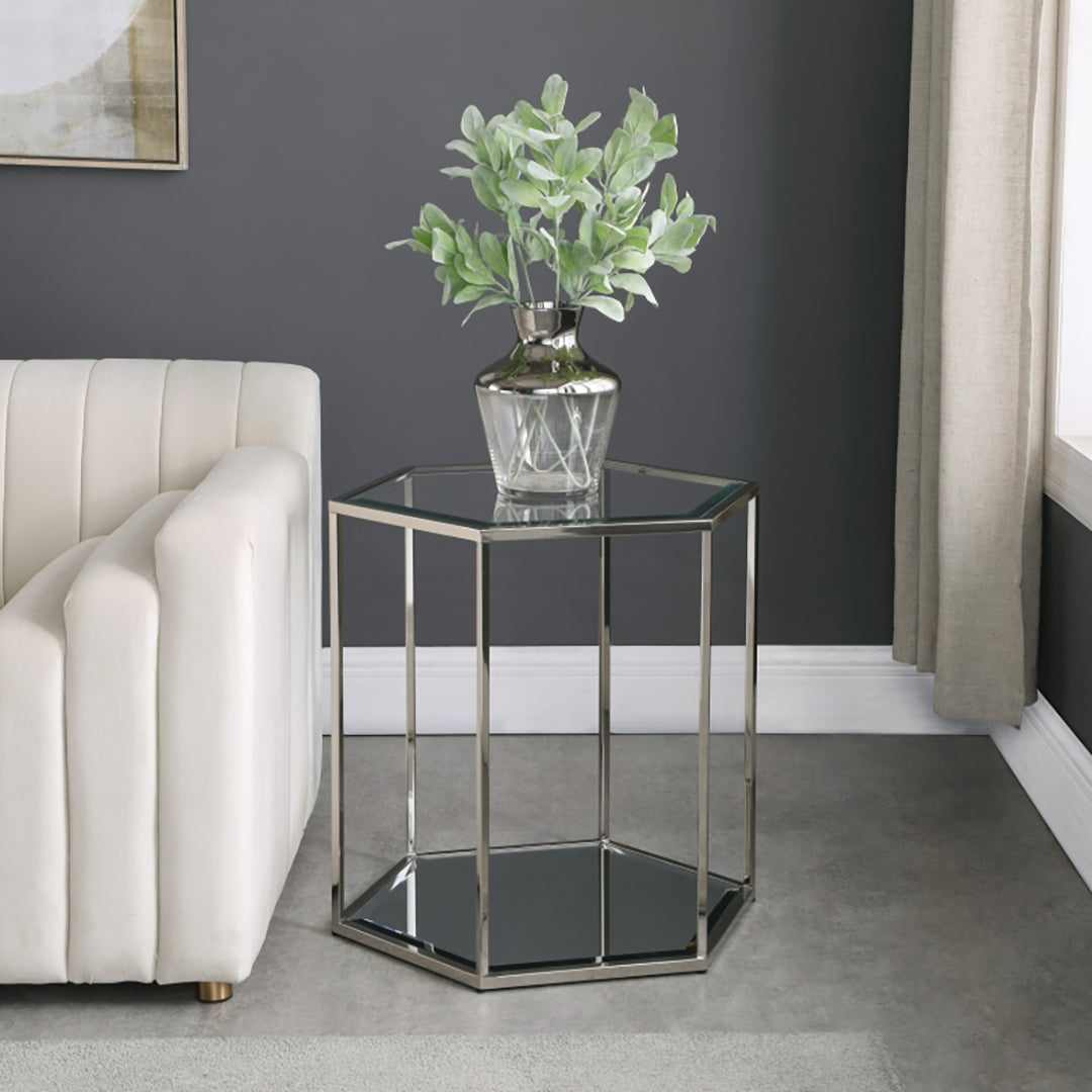 Sei End Table - White