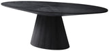 Gavin Oval Dining Table - Mid-Century Modern Design in White Oak for Stylish Dining Spaces