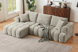 ELARA 108" Chenille Left Chaise Sofa