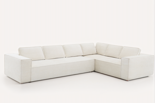 NOUVA 130" Chenille 6-Seater sofa