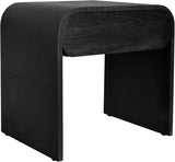 Cresthill Mid Century Night Stand - Stylish Curved Design with Durable Solid Wood and Ample Storage