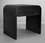 Cresthill Mid Century Night Stand - Stylish Curved Design with Durable Solid Wood and Ample Storage