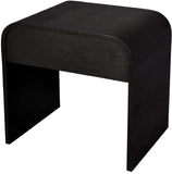 Cresthill Mid Century Night Stand - Stylish Curved Design with Durable Solid Wood and Ample Storage