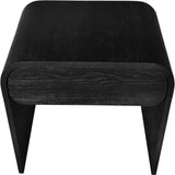 Cresthill Mid Century Night Stand - Stylish Curved Design with Durable Solid Wood and Ample Storage