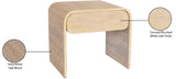 Cresthill Mid Century Night Stand - Stylish Curved Design with Durable Solid Wood and Ample Storage