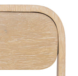 Cresthill Mid Century Night Stand - Stylish Curved Design with Durable Solid Wood and Ample Storage