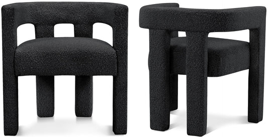 Athena Contemporary Accent Chair - Elegant Minimalist Design for Dining and Relaxation Comfort