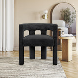 Athena Contemporary Accent Chair - Elegant Minimalist Design for Dining and Relaxation Comfort
