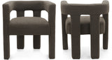Athena Contemporary Accent Chair - Elegant Minimalist Design for Dining and Relaxation Comfort
