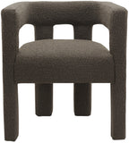 Athena Contemporary Accent Chair - Elegant Minimalist Design for Dining and Relaxation Comfort