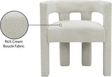 Athena Contemporary Accent Chair - Elegant Minimalist Design for Dining and Relaxation Comfort