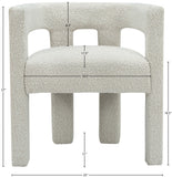 Athena Contemporary Accent Chair - Elegant Minimalist Design for Dining and Relaxation Comfort