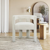 Athena Contemporary Accent Chair - Elegant Minimalist Design for Dining and Relaxation Comfort