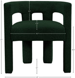 Athena Contemporary Accent Chair - Elegant Minimalist Design for Dining and Relaxation Comfort