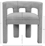 Athena Contemporary Accent Chair - Elegant Minimalist Design for Dining and Relaxation Comfort
