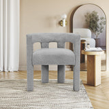 Athena Contemporary Accent Chair - Elegant Minimalist Design for Dining and Relaxation Comfort