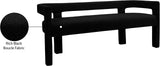 Athena Elegant Contemporary Bench for Stylish Comfort, Minimalistic Design, and Cozy Relaxation