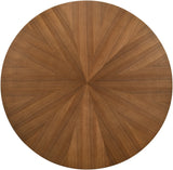 Woodson Mid Century Modern Dining Table with Rich Walnut Veneer and Solid Wood Base for Your Home