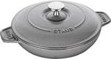STAUB Cast Iron 7.9-inch Round Covered Baking Dish