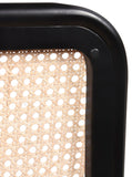 Atticus Mid Century Dining Chair Set of 2 – Elegant Boucle Upholstered Design with Rattan Back