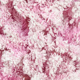 HOMCOM 7.5ft Tall Unlit Snow Flocked Artificial Christmas Tree Slim Pencil Xmas Tree with Pine Shape and Realistic Branches, Pink