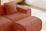 HARRISON 108" 3-Seater Sofa with 2 Ottomans