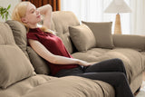 CLOUDIES 94" Loveseat with 1 Ottoman