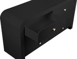 Artisto Contemporary Dresser with Rich Ash Veneer Finish and Versatile Handle Options for Storage
